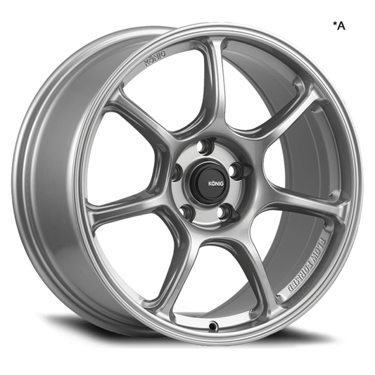 Konig Ultragram Titanium Metallic | 18x9.5" +35mm | 5x114.3mm Wheel
