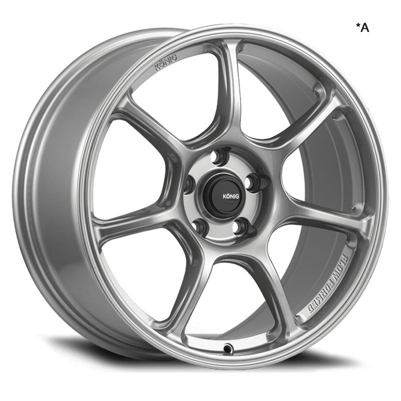 (set of 4) Konig Ultragram Titanium Metallic | 18x9.5" +35mm | 5x114.3mm Wheel