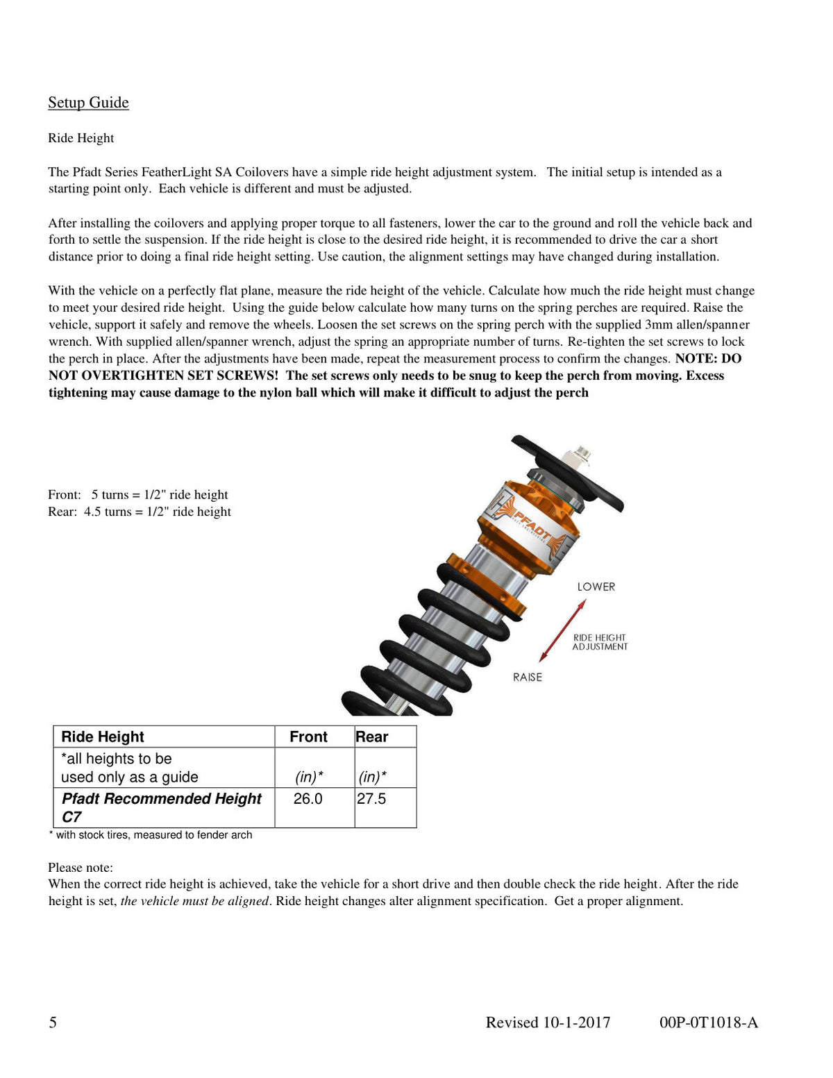 aFe PFADT Series Featherlight Coilover System | Corvette (14-15) (430-401004-N)