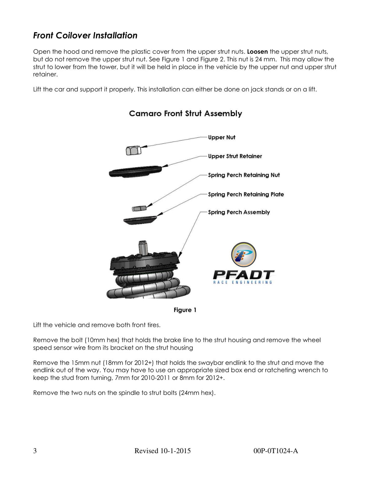aFe PFADT Series Featherlight Coilover System | Camaro V6/V8 (10-14) (430-402001-N)