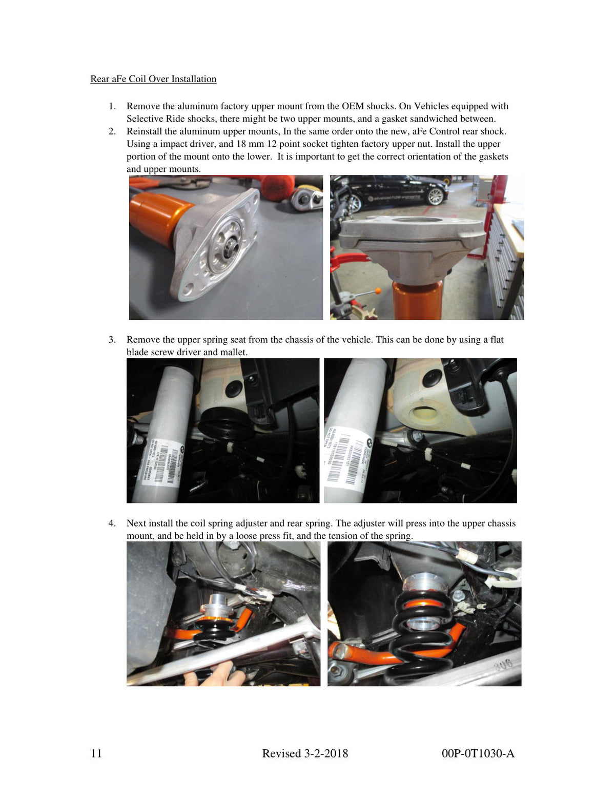 aFe Featherlight Adj Coilover | BMW M2/M3/M4 (14-19) (430-503001-N)