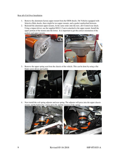 aFe Featherlight Adj Coilover | BMW 335i (12-15) (F30) (430-503002-N)