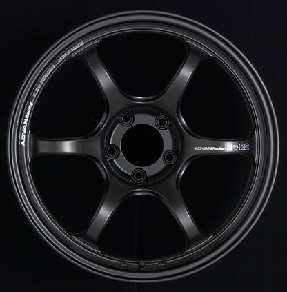 Advan RG-D2 Semi Gloss Black | 18x9" +24mm | 5x114.3mm Wheels