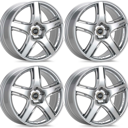 (set of 4) Enkei RP05 Silver Paint | 19x9.5" +40mm | 5x114.3mm Wheel