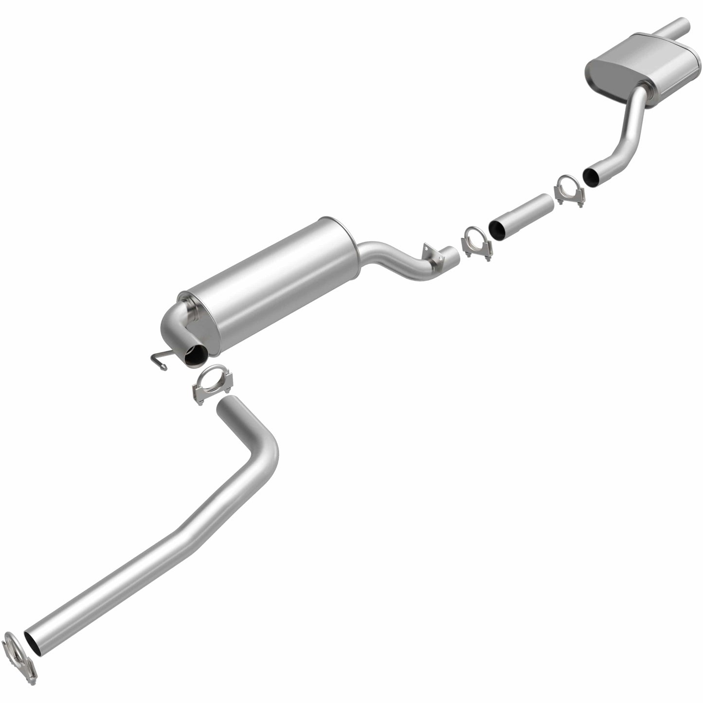 BRExhaust 2003-2007 Ford Focus Direct-Fit Replacement Exhaust System