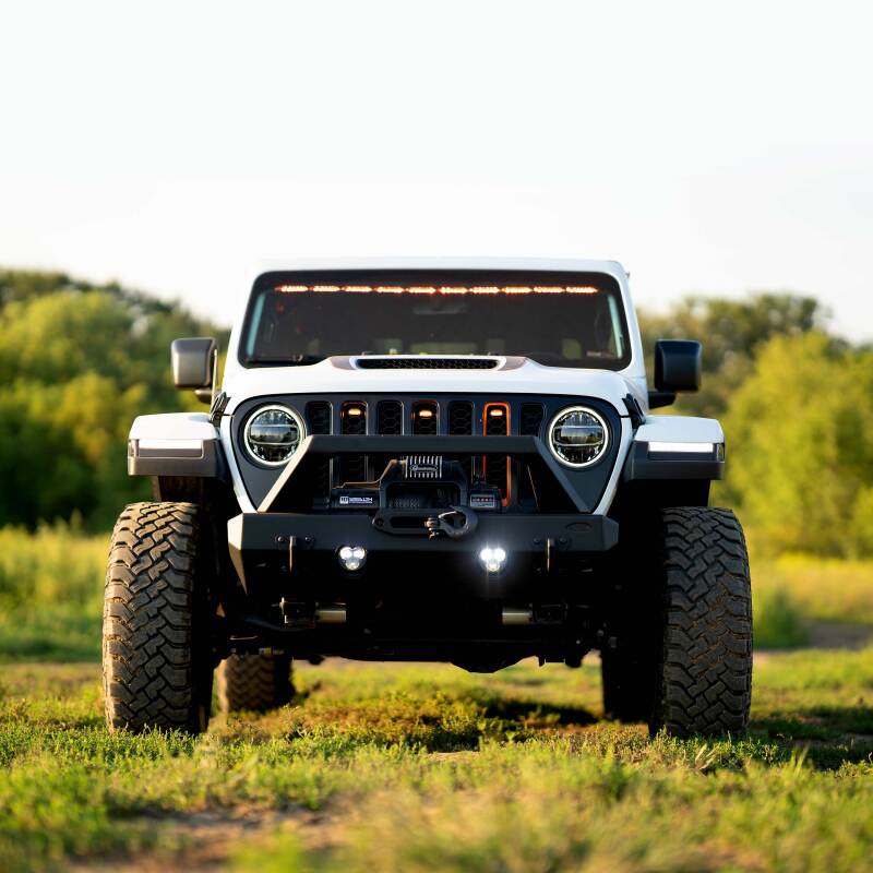 KC HiLiTES 97147 2 LED Fog Lights Kit for 10-23 Jeep Wrangler / 20-23 Gladiator