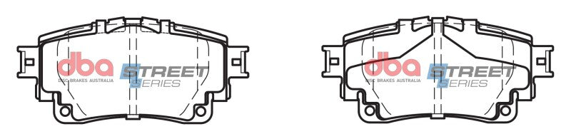 DBA Rear Street Series Brake Pads | Toyota Corolla Hatchback (20-22) (DB15044SS)