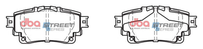 DBA Rear Street Series Brake Pads | Toyota Corolla Hatchback (20-22) (DB15044SS)