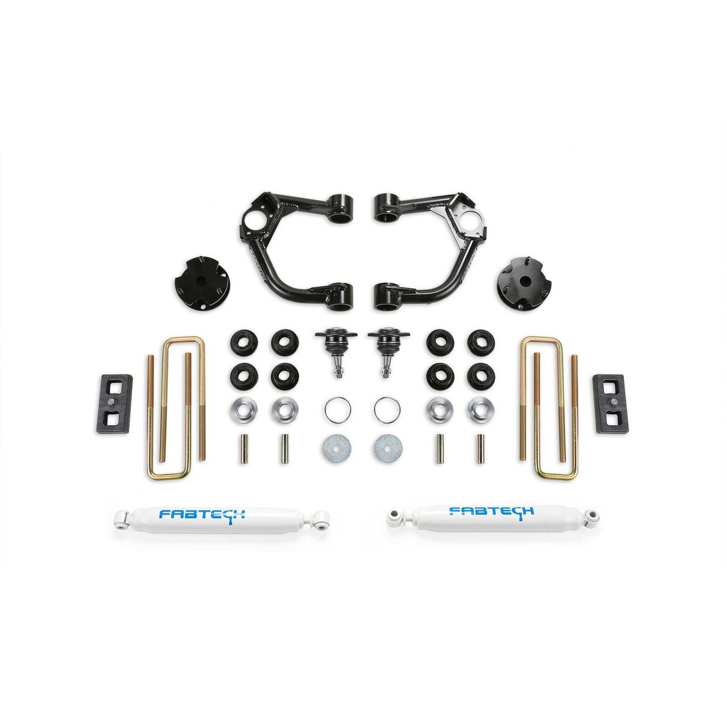 Fabtech 3.5in BJ Upper Control Arm System w/ Performance Shocks | Ford Ranger 4WD (19-20) w/o Intrusion Beam Kit (K2322)