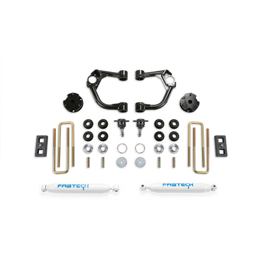 Fabtech 3.5in BJ Upper Control Arm System w/ Performance Shocks | Ford Ranger 4WD (19-20) w/o Intrusion Beam Kit (K2322)