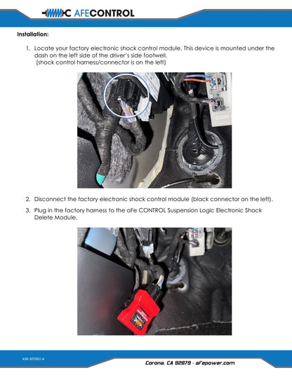 aFe Suspension Logic ESD Module | Ford F150 Raptor V6 3.5L (19-20) (436-30T001-A)