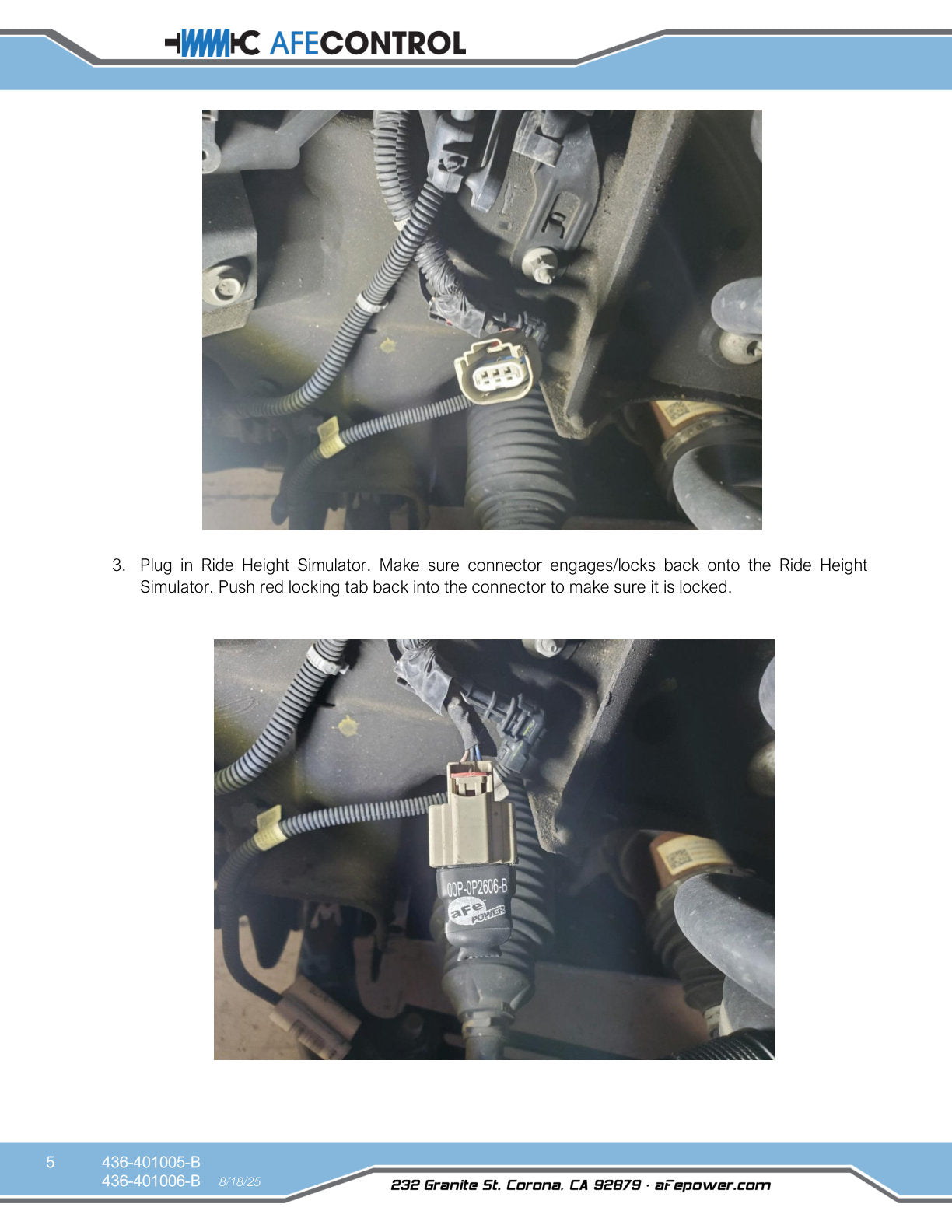 aFe CONTROL Shock Delete Module & Ride Height Sim | Corvette/CTS-V (05-19) (436-401005-B)