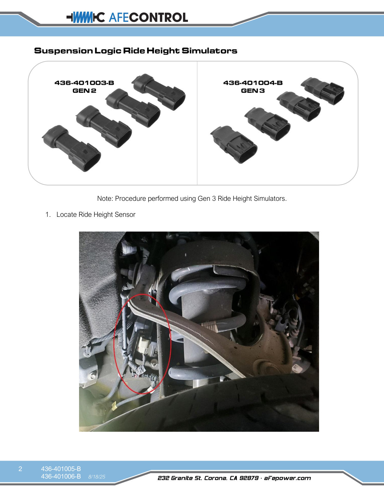 aFe CONTROL Shock Delete Module & Ride Height Simulator | Chevrolet Corvette C7 2014-2019 (436-401006-B)