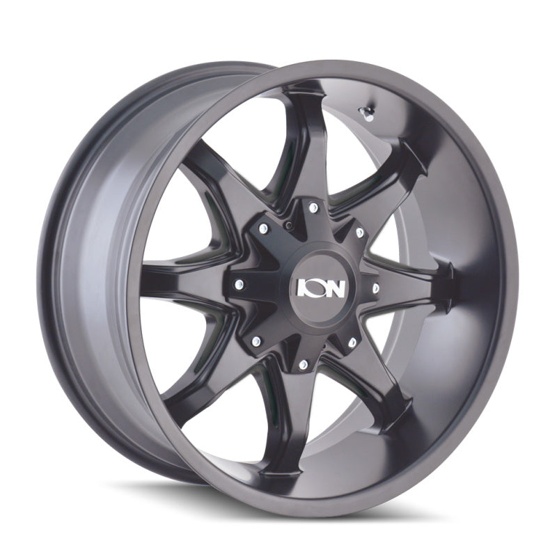 ION Wheels Type 181 Satin Black/Milled Spokes | 17x9" -12mm | 5x114.3mm Wheel