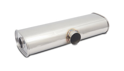 Vibrant 10635 StreetPower Oval Muff 6x10x24in Dual 3in Out Side Split