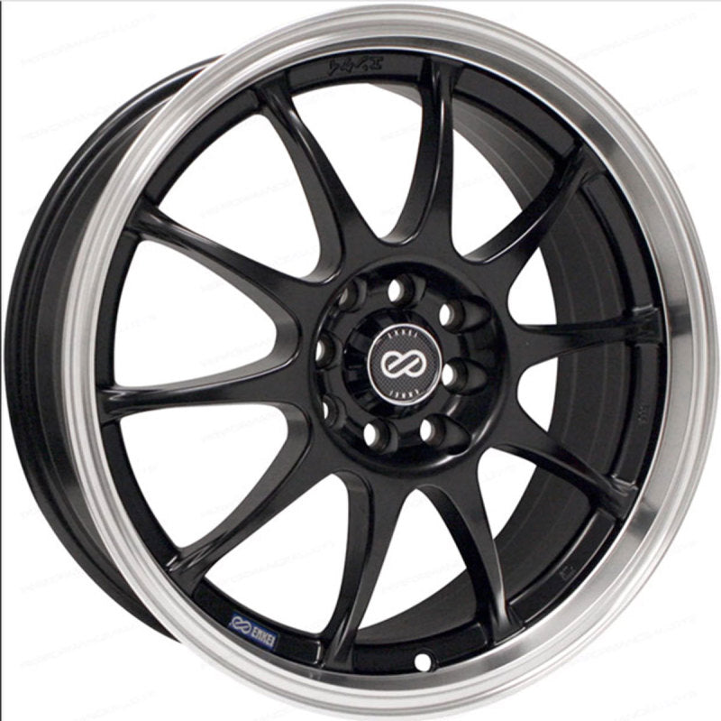Enkei J10 Matte Black | 15x6.5" +38mm | 5x100/114.3mm Wheel