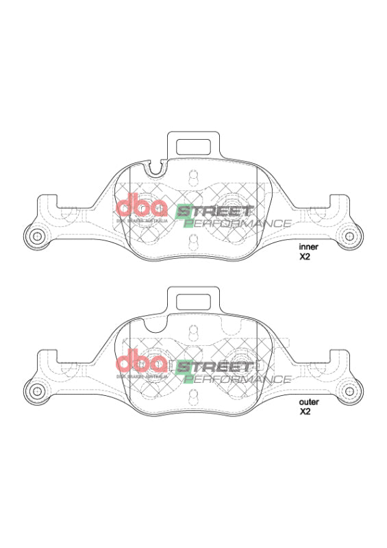 DBA SP Performance Front Brake Pads | BMW 330i (20-22) (G20/G22/G23/G30) Front (DB15219SP)
