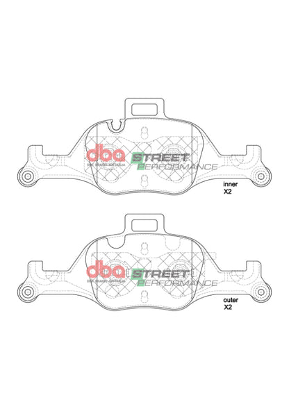 DBA SP Performance Front Brake Pads | BMW 330i (20-22) (G20/G22/G23/G30) Front (DB15219SP)