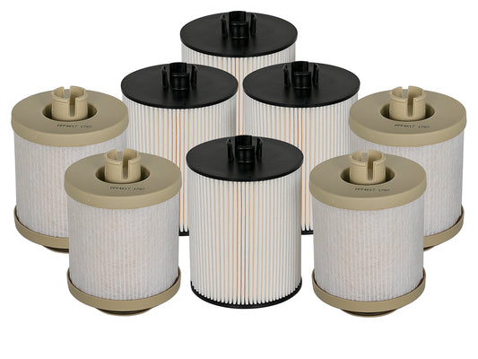 aFe Pro GUARD D2 Fuel Filter (4 Pack) | Ford Diesel Trucks V8 6.4L (08-10) (44-FF013-MB)