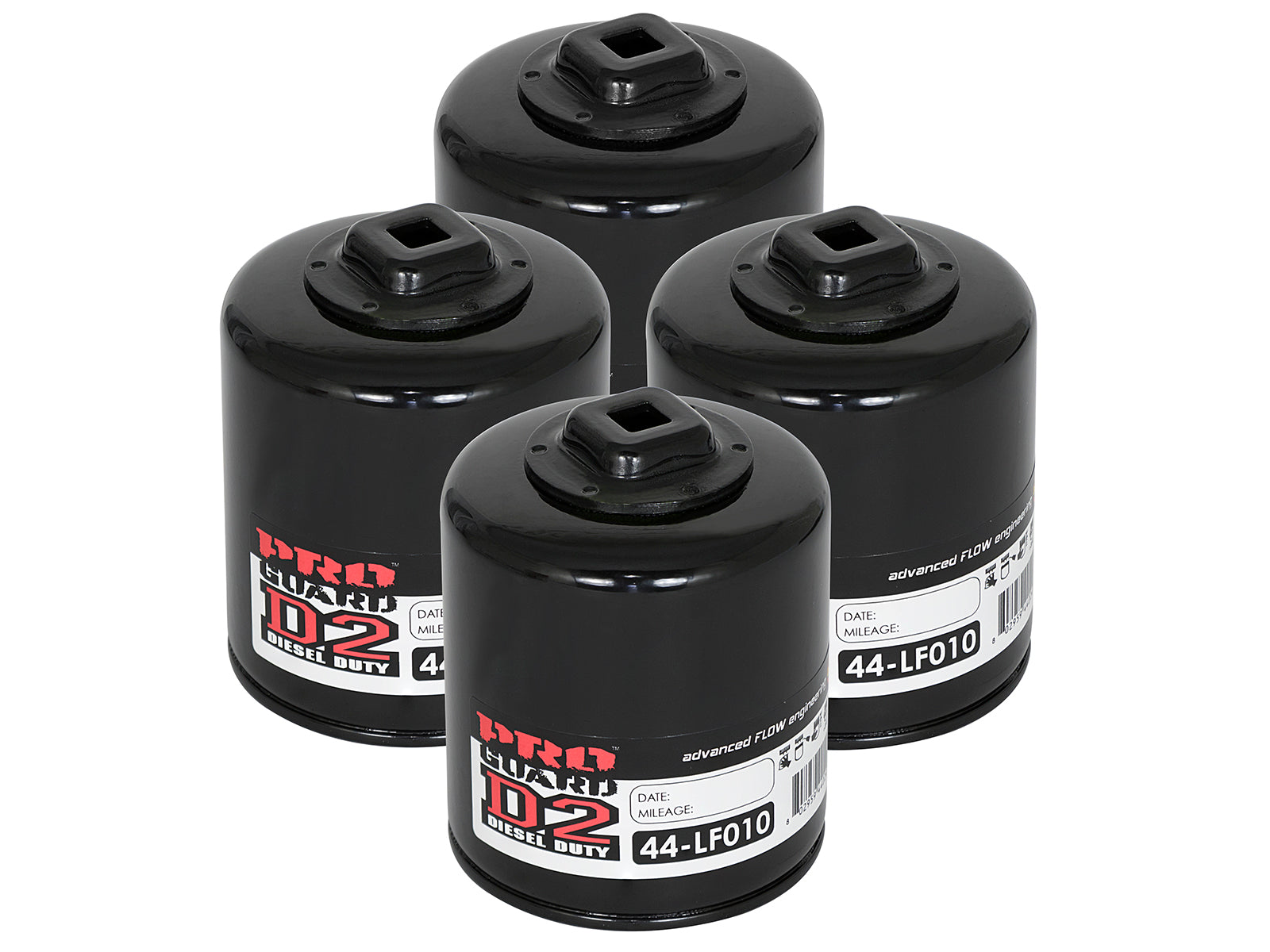 aFe Pro GUARD D2 Oil Filter (4 Pack) | GM Gas Trucks V6 4.3L (00-14) (44-LF010-MB)