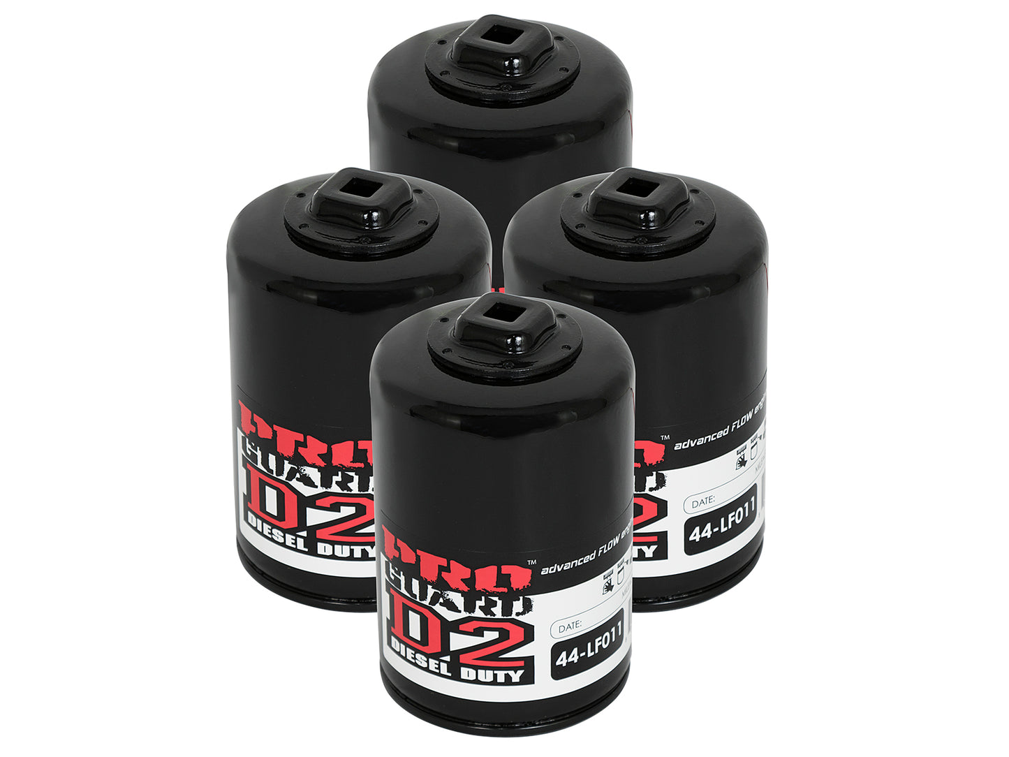 aFe Pro GUARD D2 Oil Filter (4 Pack) | GM Gas Trucks V8 4.8L/5.3L/6.0L (99-05) (44-LF011-MB)