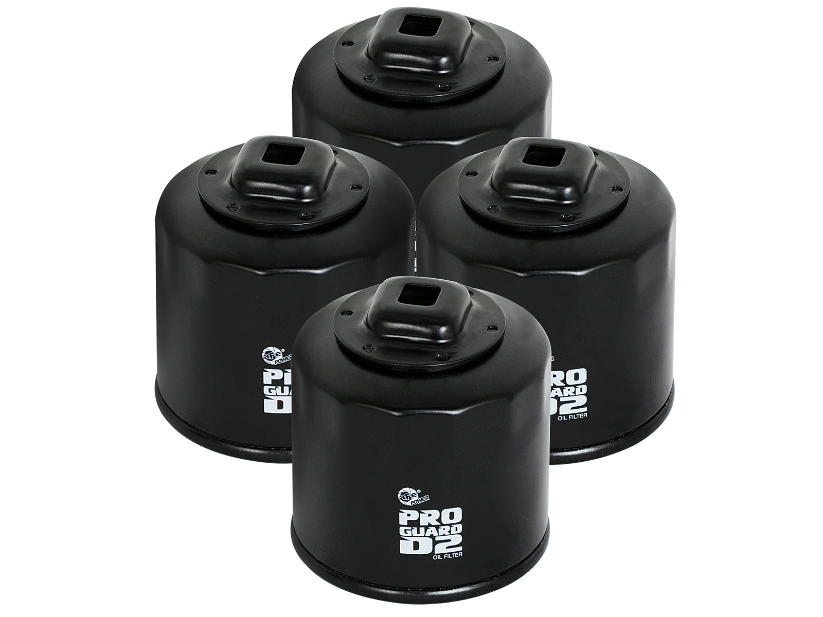 aFe Pro GUARD D2 Oil Filter (4 Pack) | Nissan Cars L4 (02-17) / Subaru Cars H4 (04-17) (44-LF017-MB)