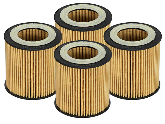 aFe Pro GUARD D2 Oil Filter 4 Pack | BMW Gas Cars L6-3.0T N54/55 (06-19) (44-LF029-MB)
