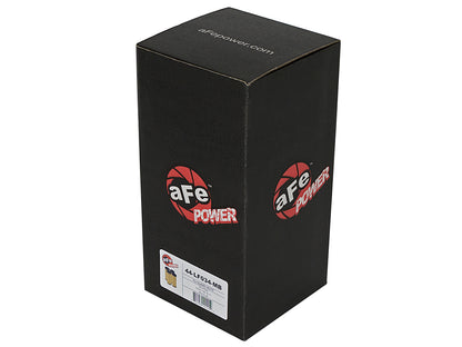 aFe PROGUARD Oil Filter 4 Pack | Ford Edge, F-150, Mustang, Lincoln, Fusion, Bronco (44-LF034-MB)