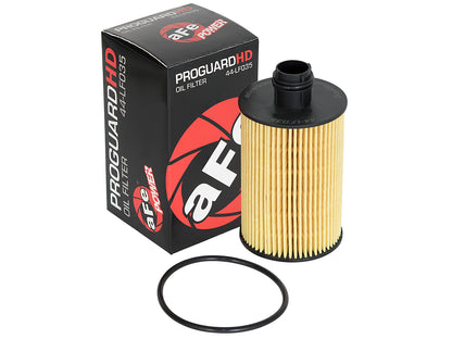 aFe Pro GUARD HD Oil Filter (4 Pack) | RAM 1500 EcoDiesel V6-3.0L (14-16) (44-LF035-MB)