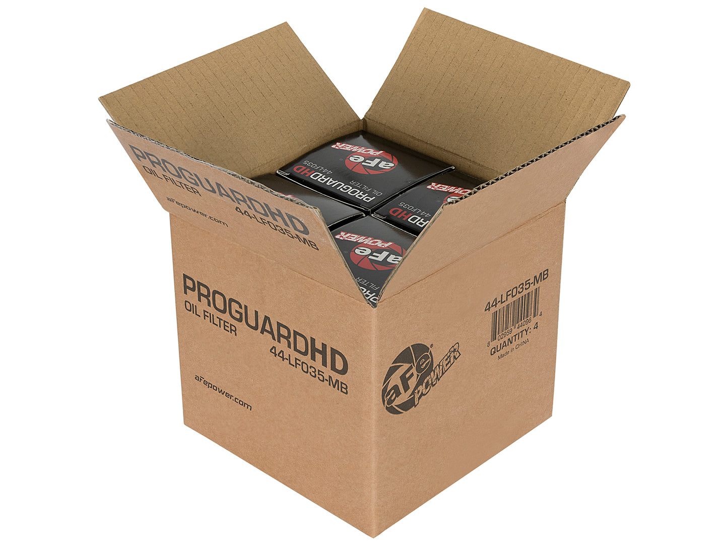 aFe Pro GUARD HD Oil Filter (4 Pack) | RAM 1500 EcoDiesel V6-3.0L (14-16) (44-LF035-MB)