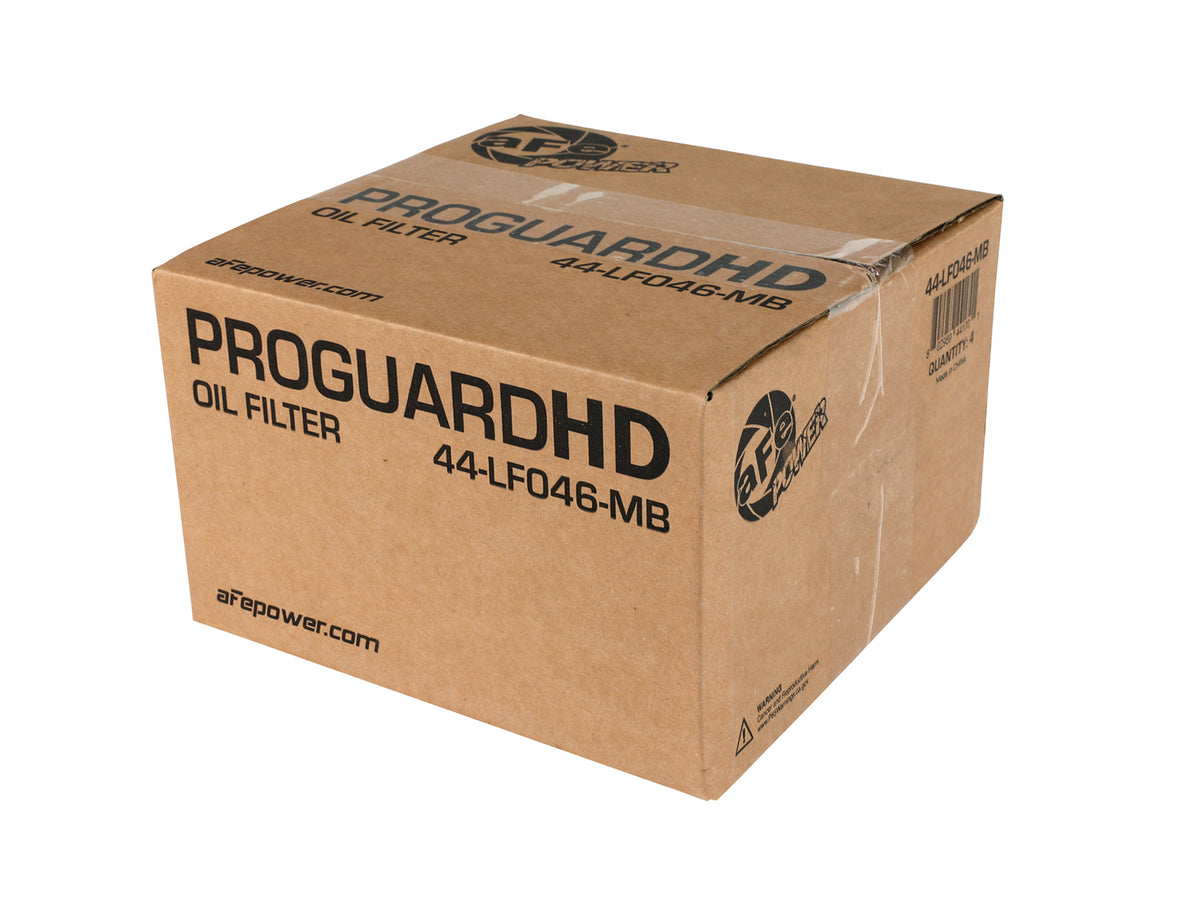 aFe PROGUARD Oil Filter 4 Pack | Land Rover/Ford (44-LF046-MB)