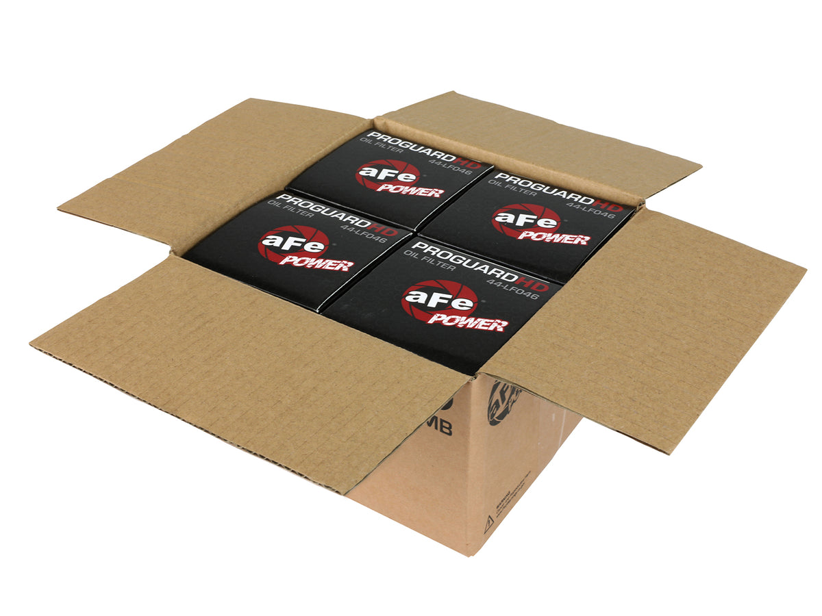 aFe PROGUARD Oil Filter 4 Pack | Land Rover/Ford (44-LF046-MB)