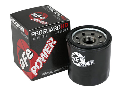 aFe ProGuard HD Oil Filter 4 Pack | GM Silverado 1500 L4 2.7L (19-20) (44-LF047-MB)