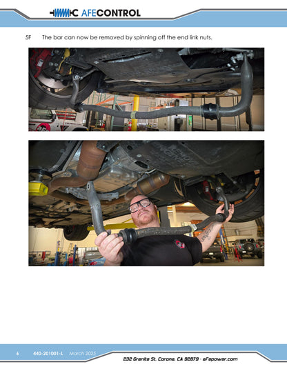 aFe 3 Point Adjustable Rear Sway Bar | Dodge Charger (06-23) (440-201001RL)
