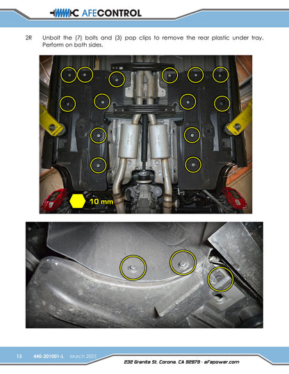 aFe 3 Point Adjustable Rear Sway Bar | Dodge Charger (06-23) (440-201001RL)