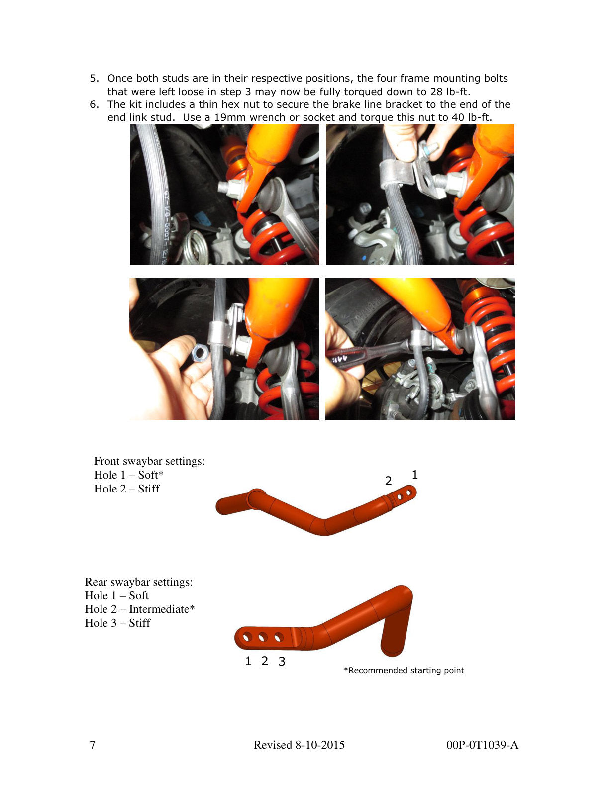 aFe Rear Sway Bar | Ford Mustang (15-17) (440-301001RN)