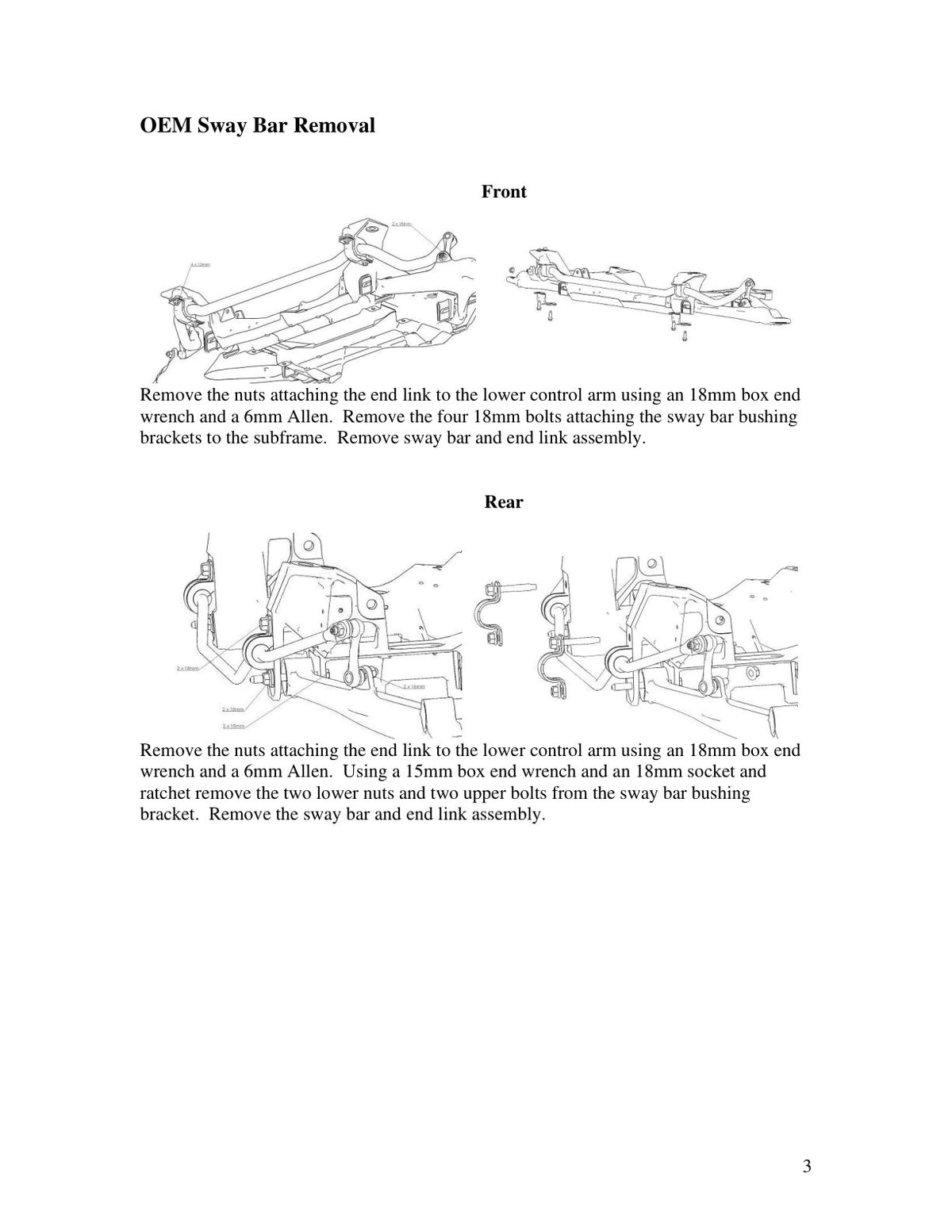 aFe Heavy Duty Street End Links | Chevrolet Corvette C5/C6/C7 (97-15) (440-401002-A)