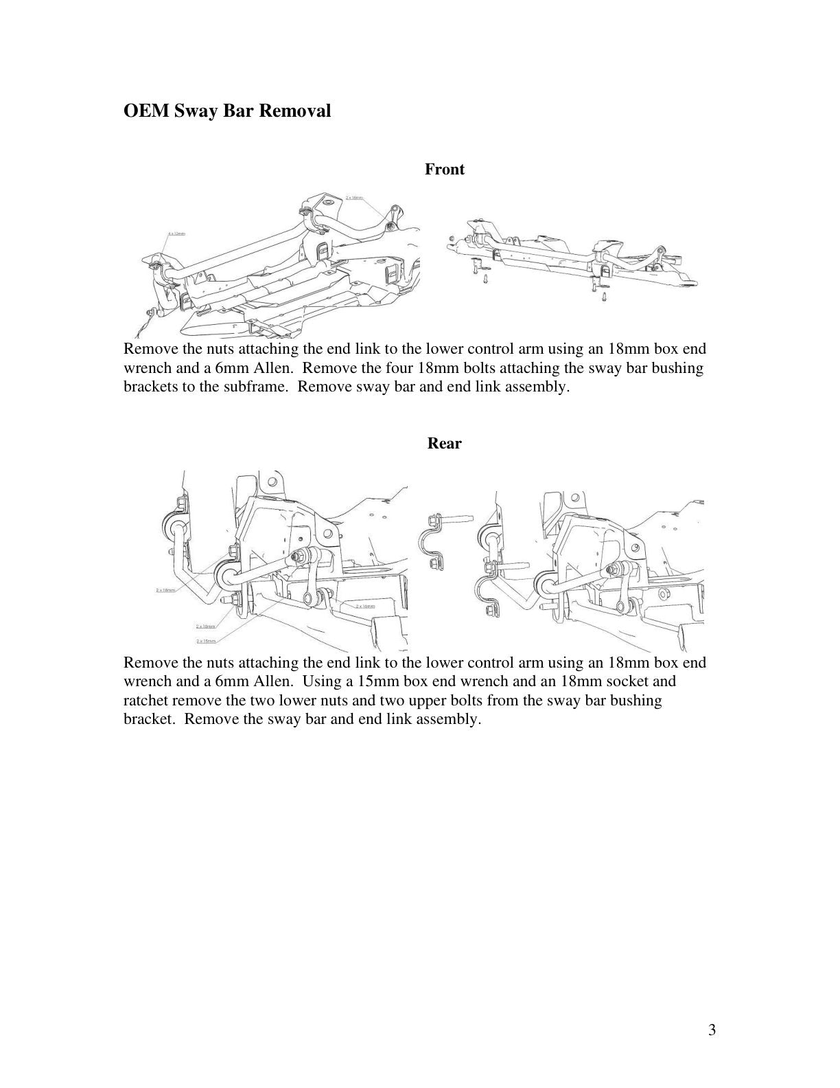 aFe Heavy Duty Street End Links | Chevrolet Corvette C5/C6/C7 (97-15) (440-401002-A)