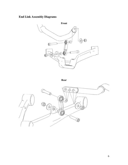 aFe Heavy Duty Street End Links | Chevrolet Corvette C5/C6/C7 (97-15) (440-401002-A)