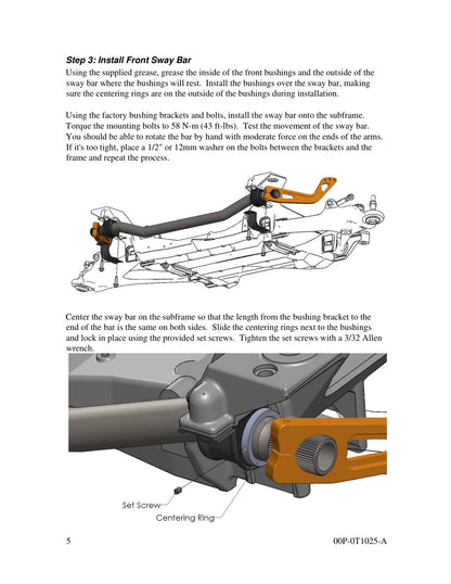 aFe PFADT Series Front & Rear Sway Bar Set | Chevrolet Corvette C5 (97-04) (440-401004-N)