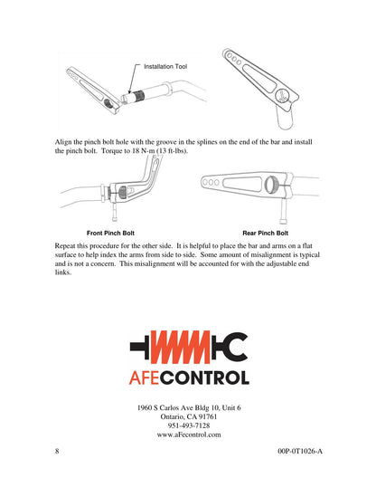 aFe PFADT Series Drag Race Rear Sway Bar | Chevrolet Corvette C5/C6 (97-13) (440-401007-N)