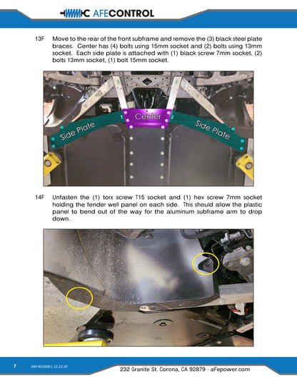 aFe 3-Way Adjustable Front Sway Bar | Chevrolet Corvette C8 (20) V8-6.2L (440-401008FL)
