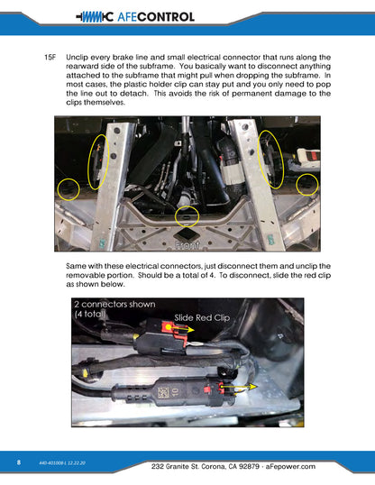 aFe 3-Way Adjustable Front Sway Bar | Chevrolet Corvette C8 (20) V8-6.2L (440-401008FL)