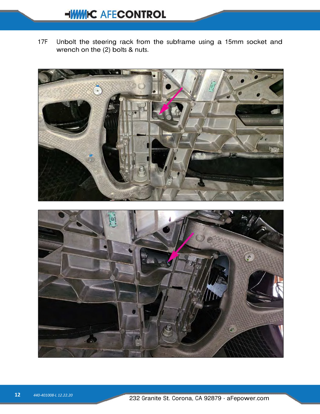 aFe 3-Way Adjustable Front Sway Bar | Chevrolet Corvette C8 (20) V8-6.2L (440-401008FL)