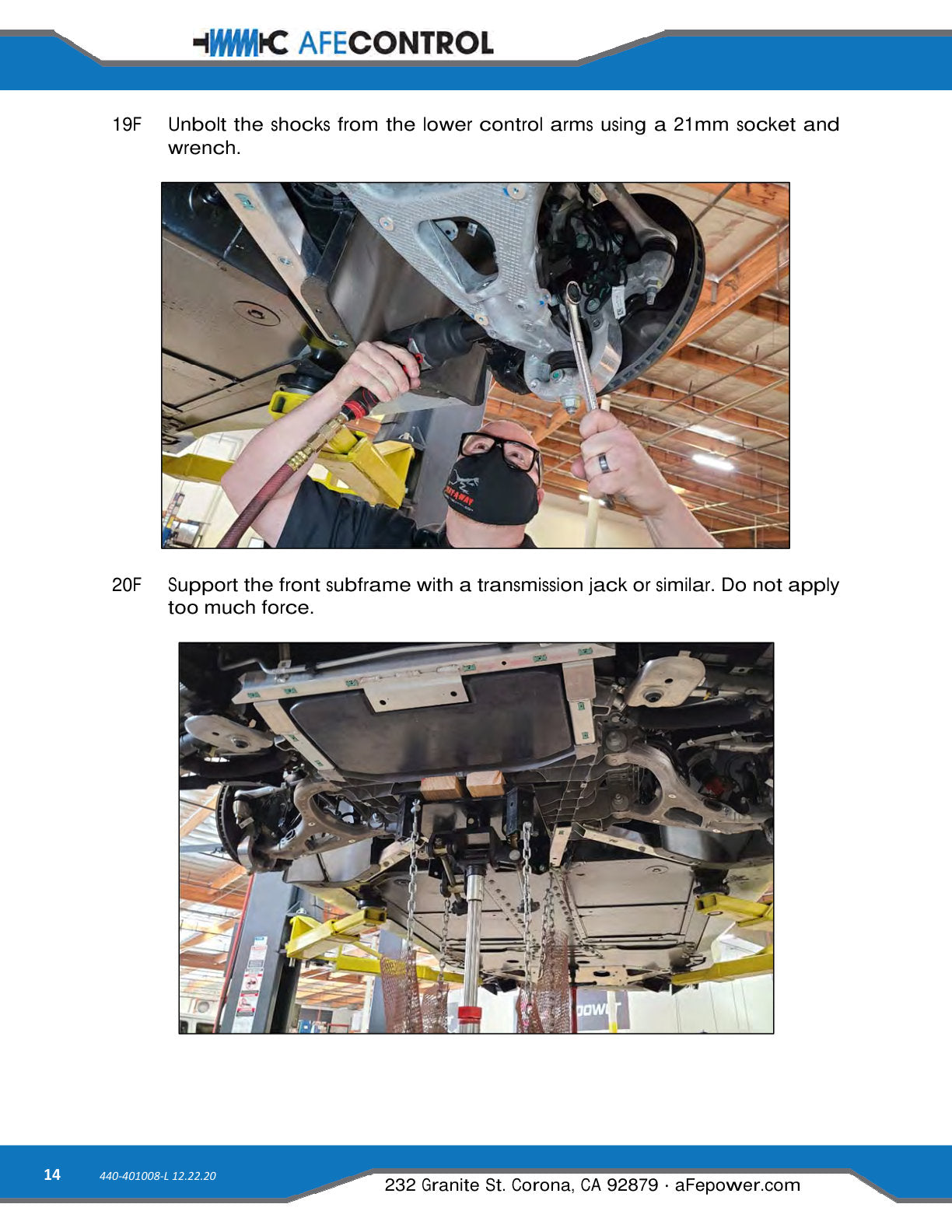aFe 3-Way Adjustable Front Sway Bar | Chevrolet Corvette C8 (20) V8-6.2L (440-401008FL)