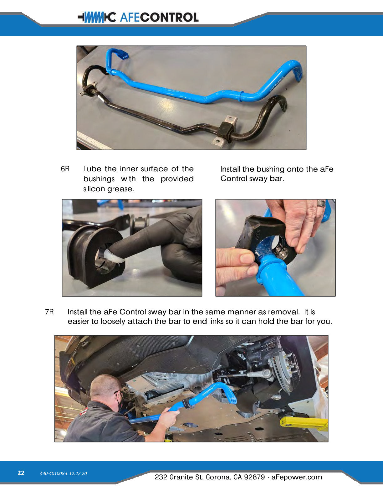 aFe 3-Way Adjustable Front Sway Bar | Chevrolet Corvette C8 (20) V8-6.2L (440-401008FL)