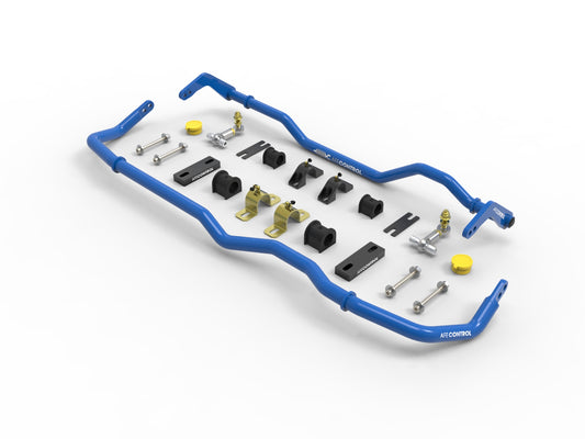 aFe CONTROL Front and Rear Sway Bar Set Blue | Volkswagen Golf R (15-19) (440-612001-L)