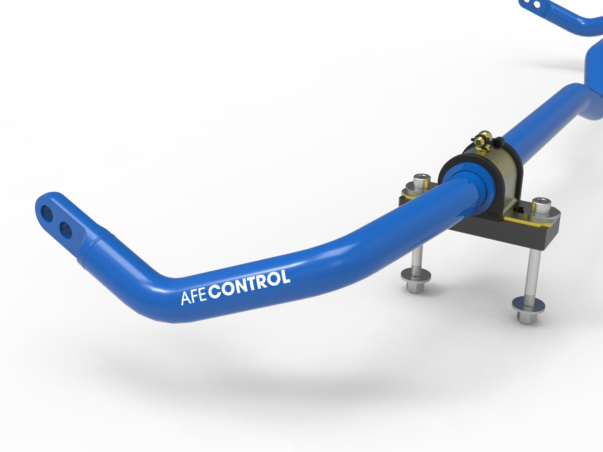 aFe CONTROL Front and Rear Sway Bar Set Blue | Volkswagen Golf R (15-19) (440-612001-L)