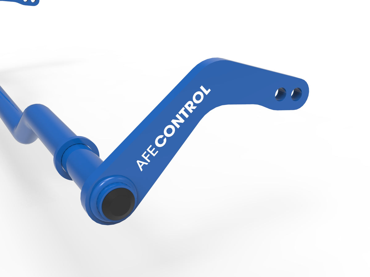 aFe CONTROL Front and Rear Sway Bar Set Blue | Volkswagen Golf R (15-19) (440-612001-L)