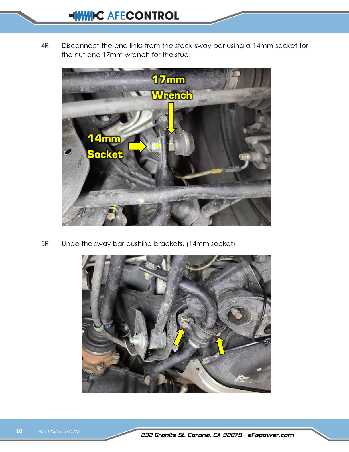 aFe 3 Point Adjustable Rear Sway Bar | Nissan 370Z (09-20) (440-712001RL)